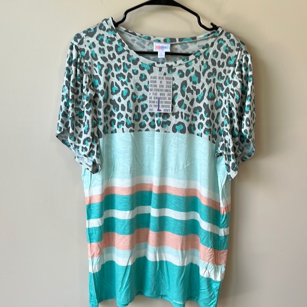 NWT Lularoe Olive Shirt - Size Large